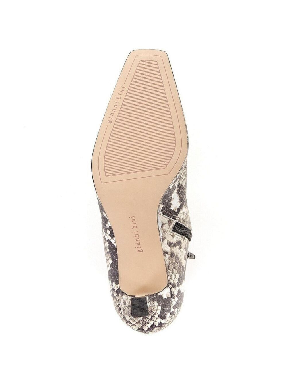 NWOB $129 Giani Bini Palmero Snake Print Snip Toe Kitten Heel Booties - Picture 5 of 10
